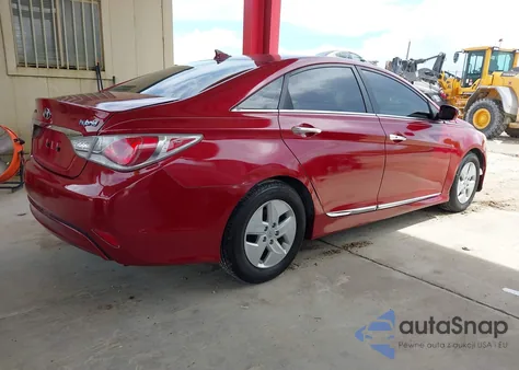 2012 Hyundai Sonata Hybrid z USA, uszkodzony, nr VIN KMHEC4A47CA034582